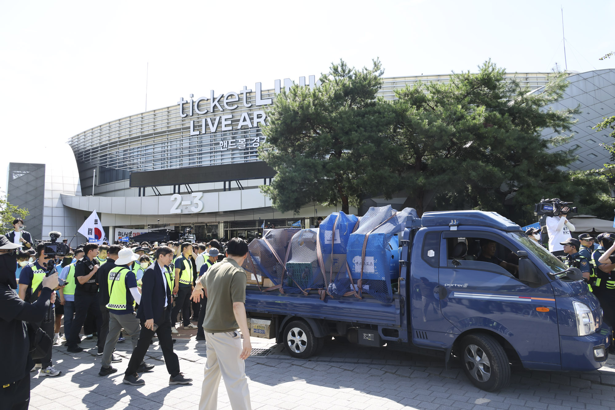 올림픽공원개표소;올림픽공원집회;올림픽공원시위;올림픽공원강제진압
