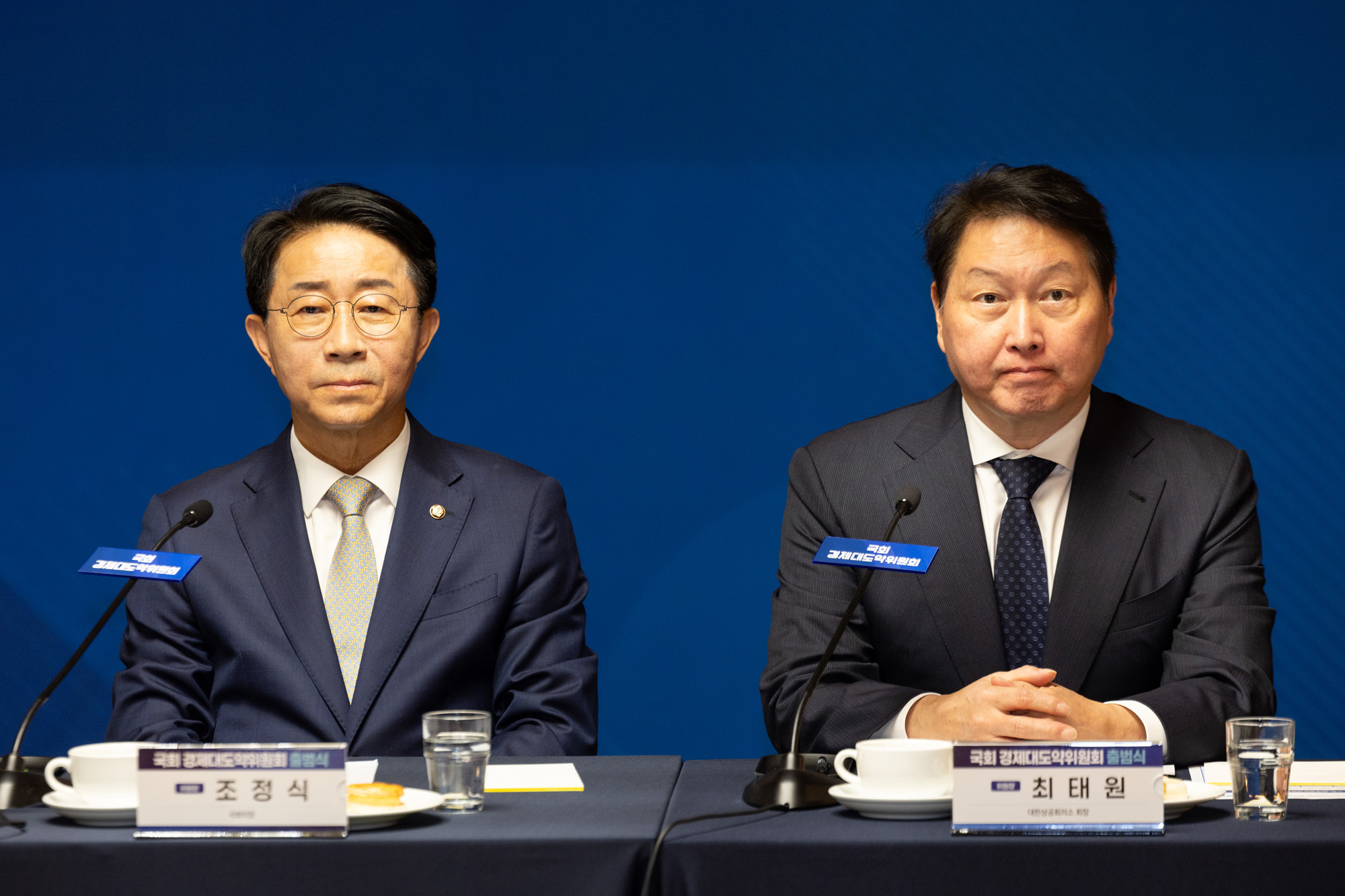정치;경제;경제대도약위원회출범식;조정식 국회의장;최태원