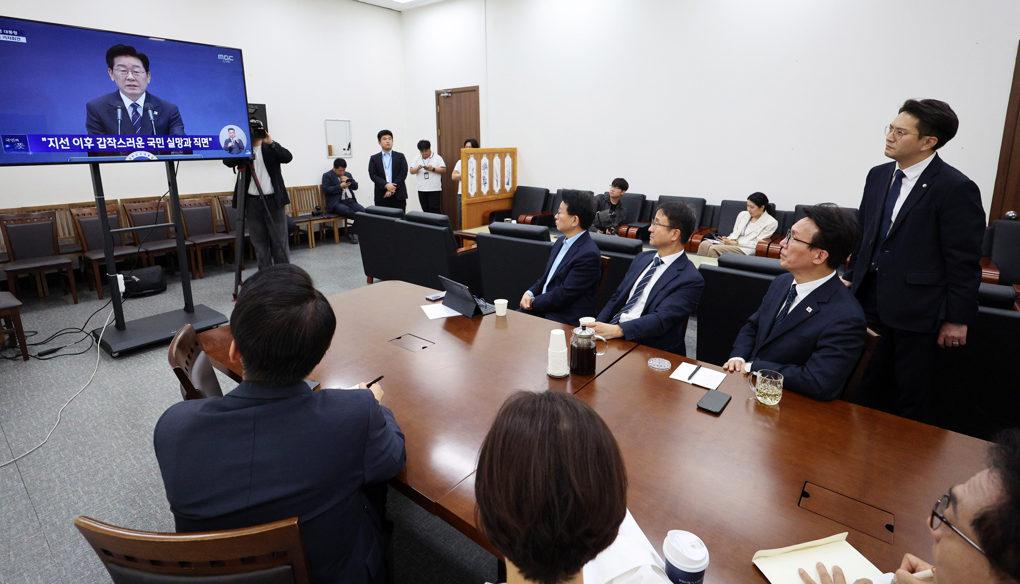 정치;국회;김민석;이재명대통령기자회견
