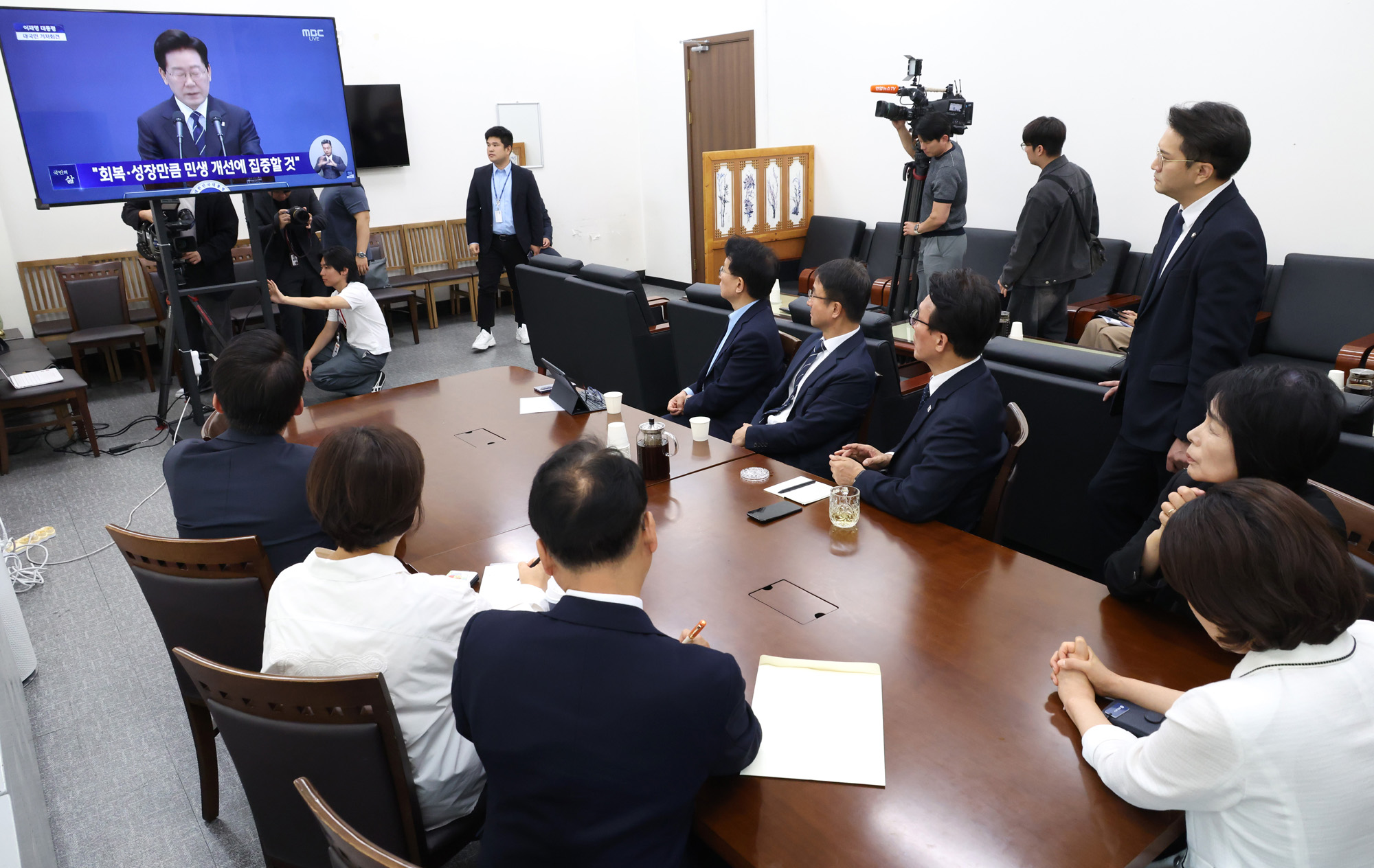 정치;국회;김민석;이재명대통령기자회견