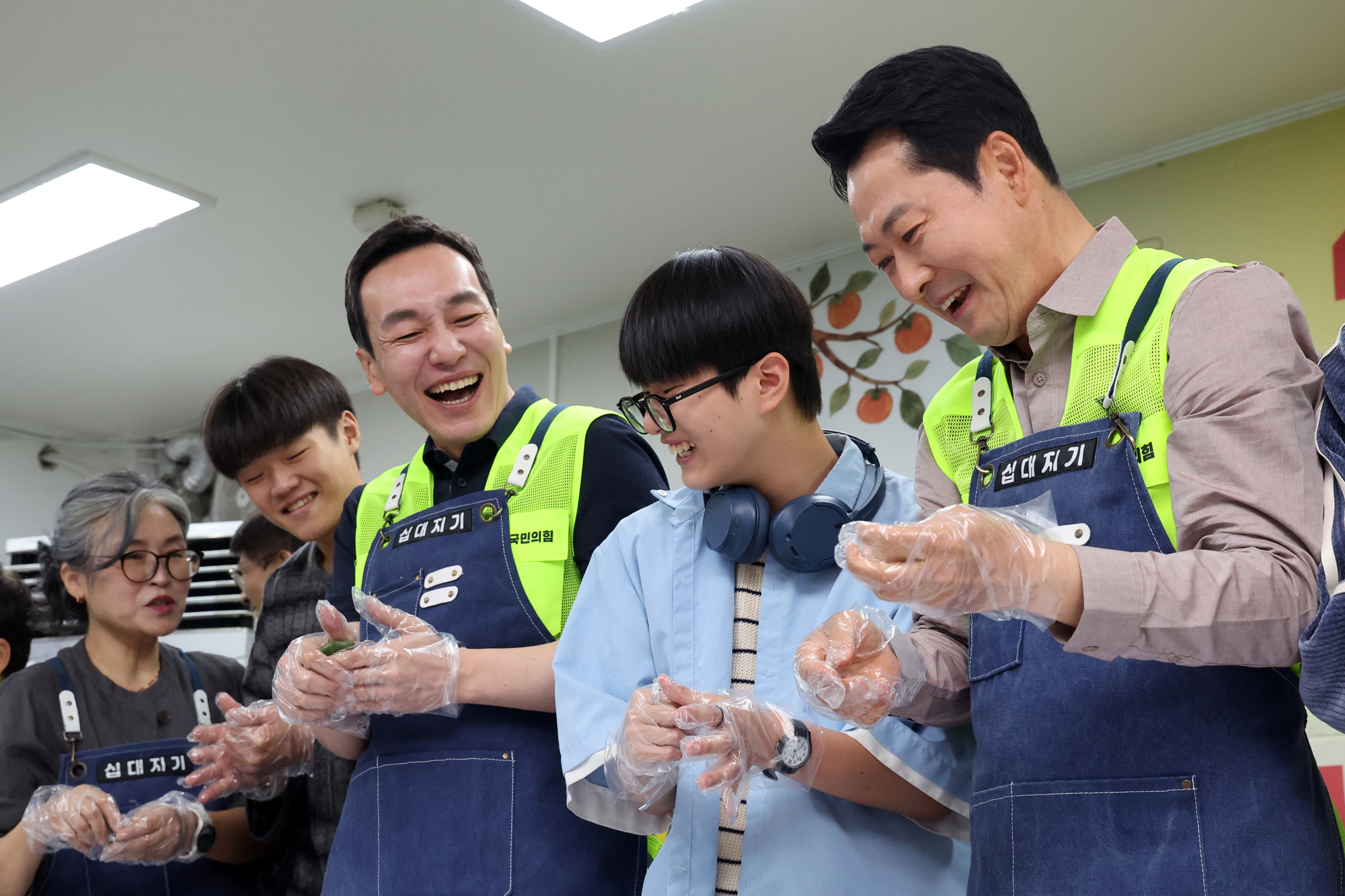 국민의힘추석;청년레드윙;봉사활동;장동혁