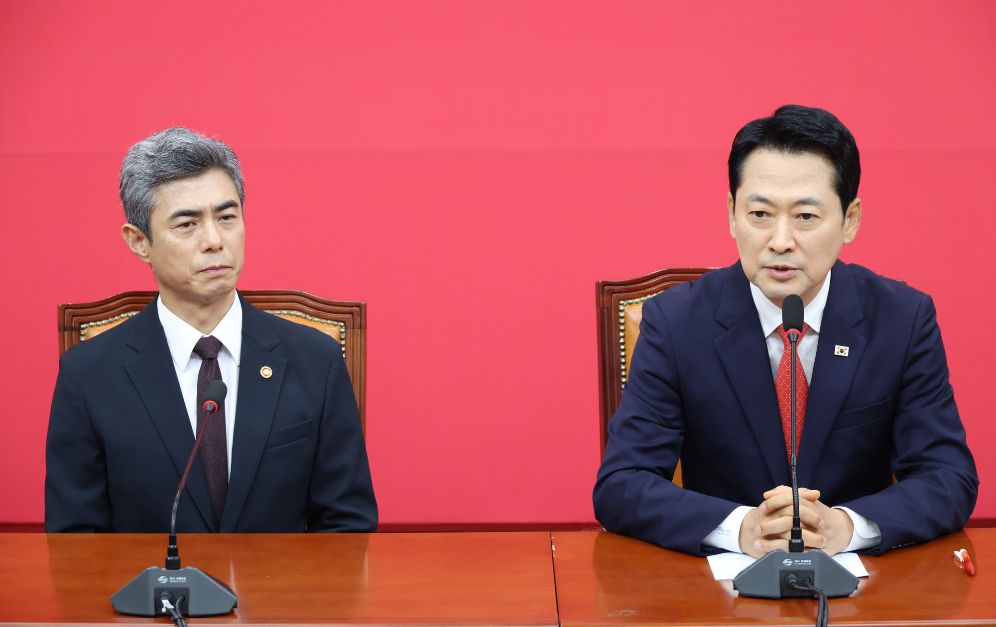정치;국회;장동혁;강신철 국방부장관
