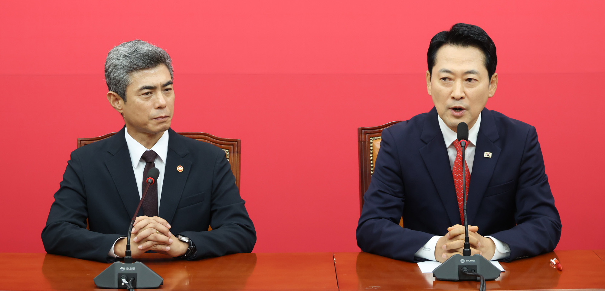 정치;국회;장동혁;강신철 국방부장관