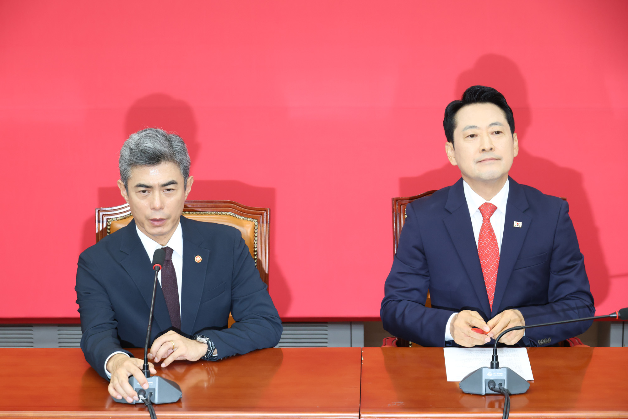 정치;국회;장동혁;강신철 국방부장관
