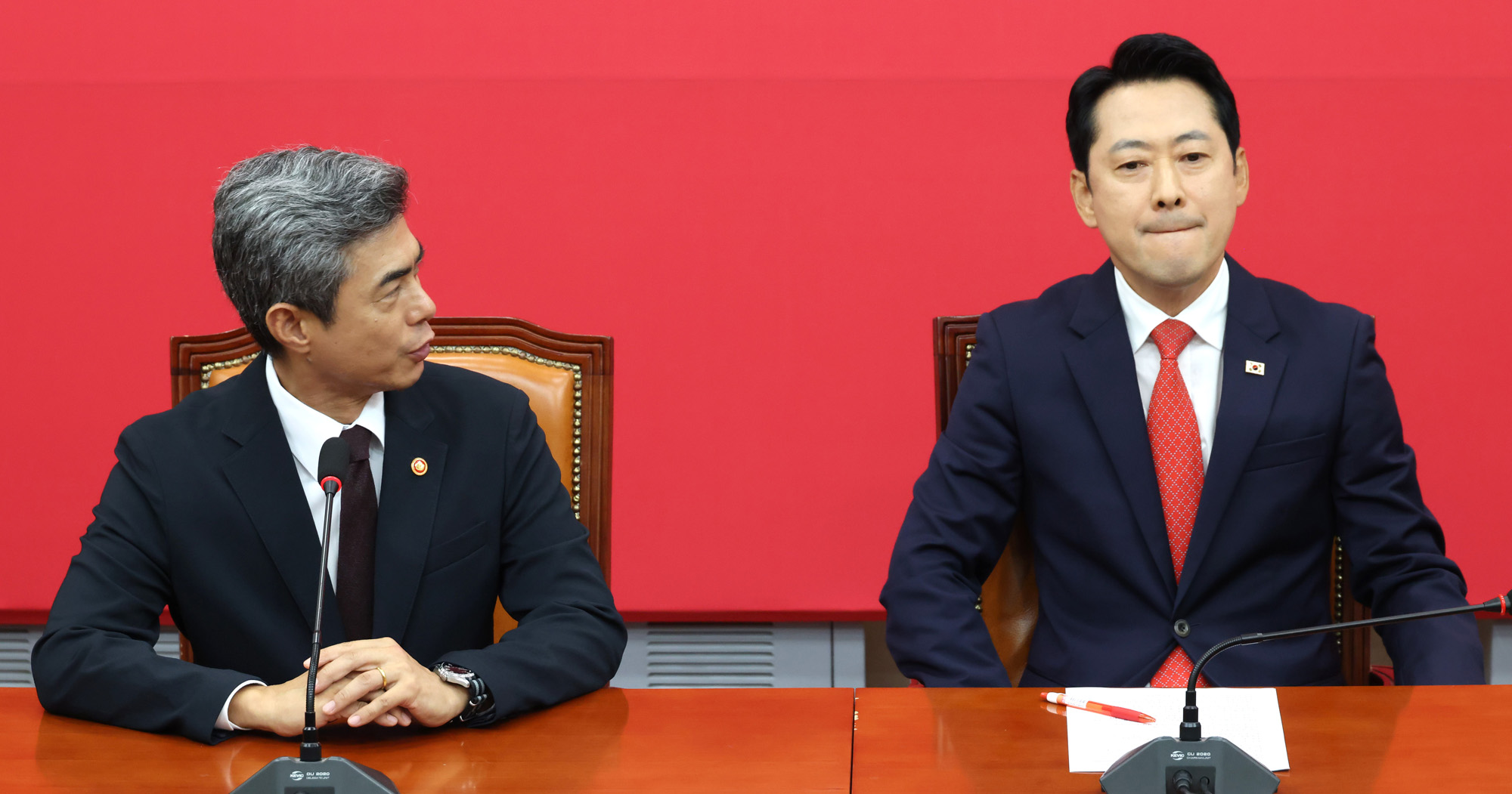 정치;국회;장동혁;강신철 국방부장관