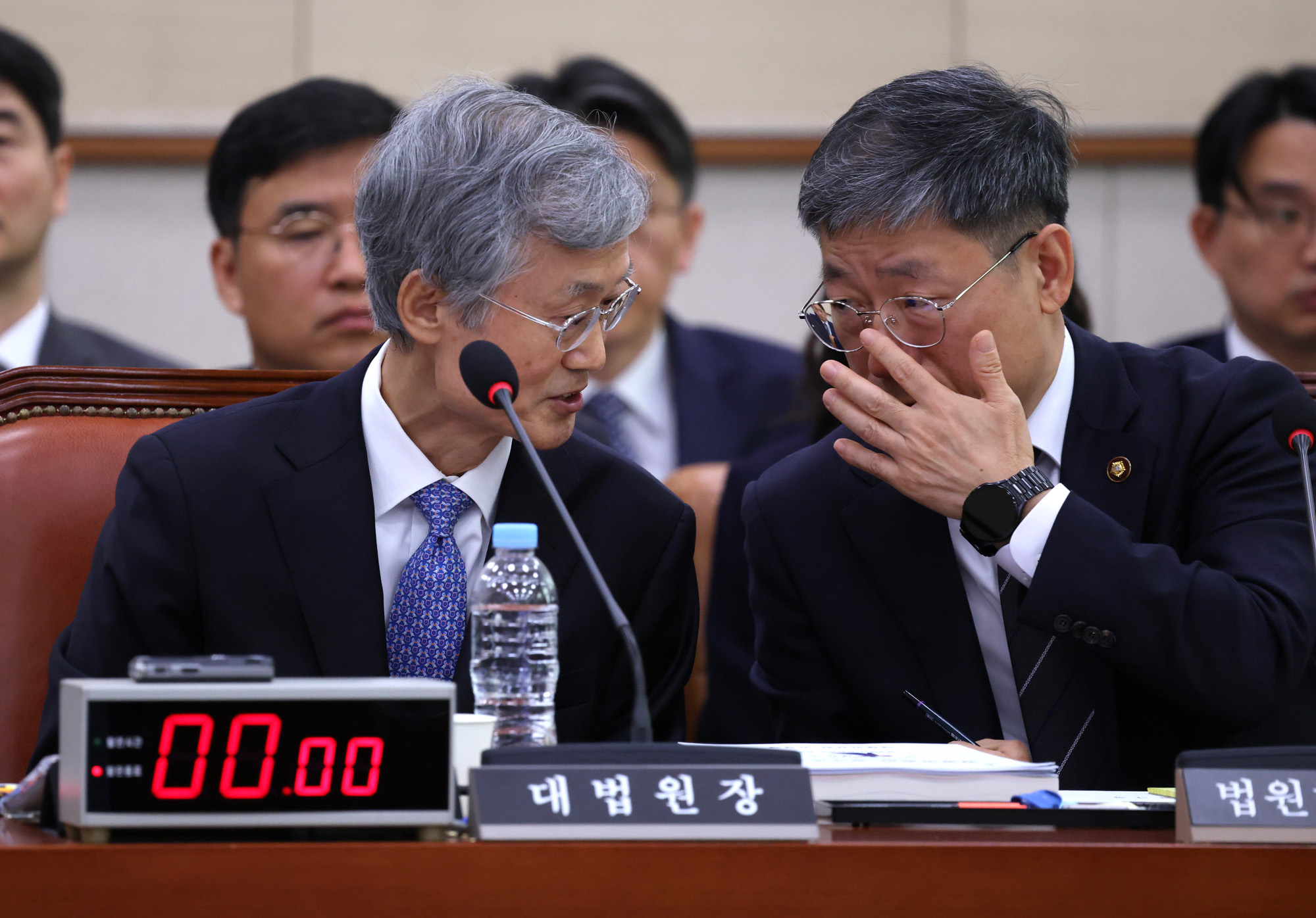 정치;국회;국정감사;국감;대법원;조희대 대법원장;노경필 법원행정처장