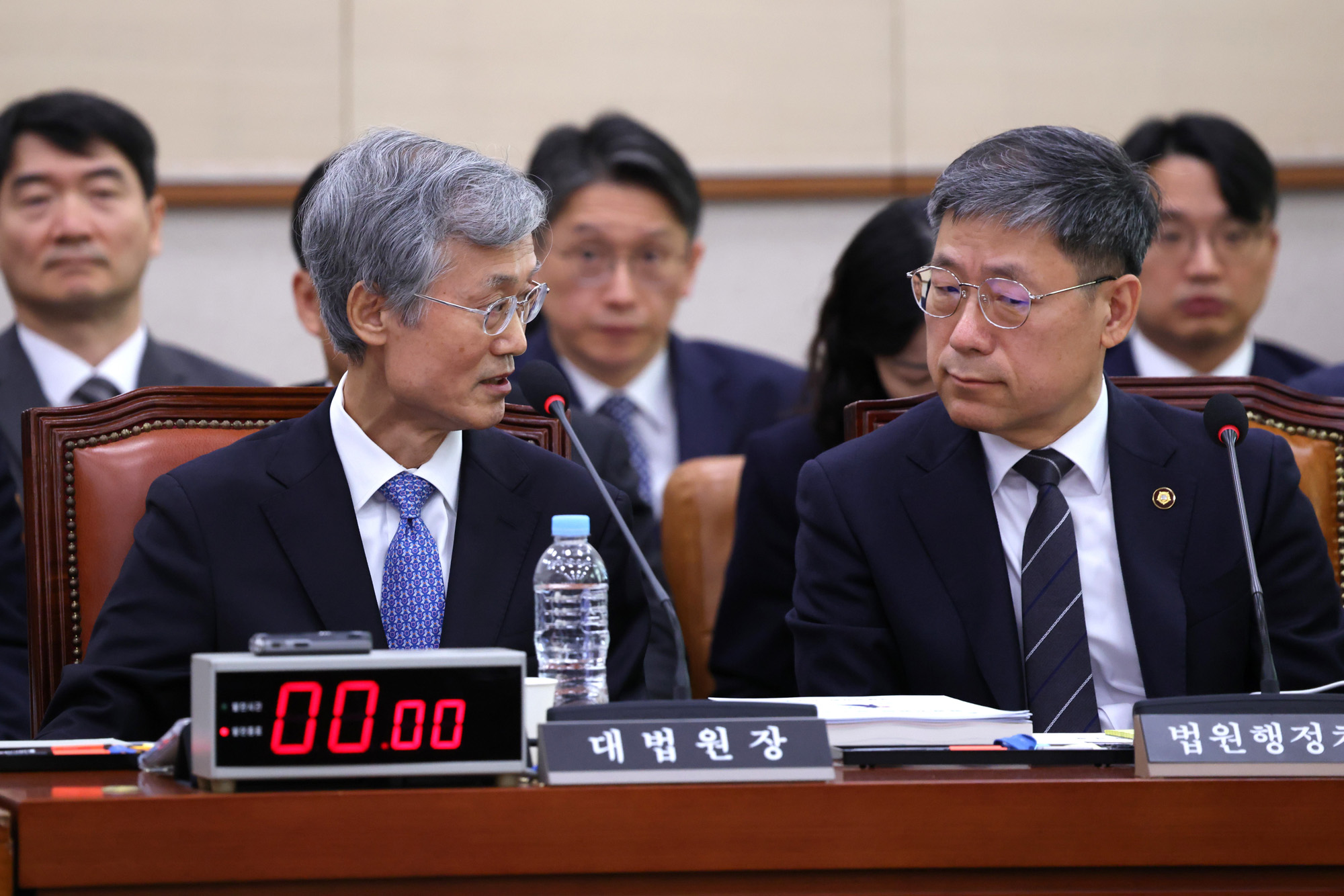 정치;국회;국정감사;국감;대법원;조희대 대법원장;노경필 법원행정처장