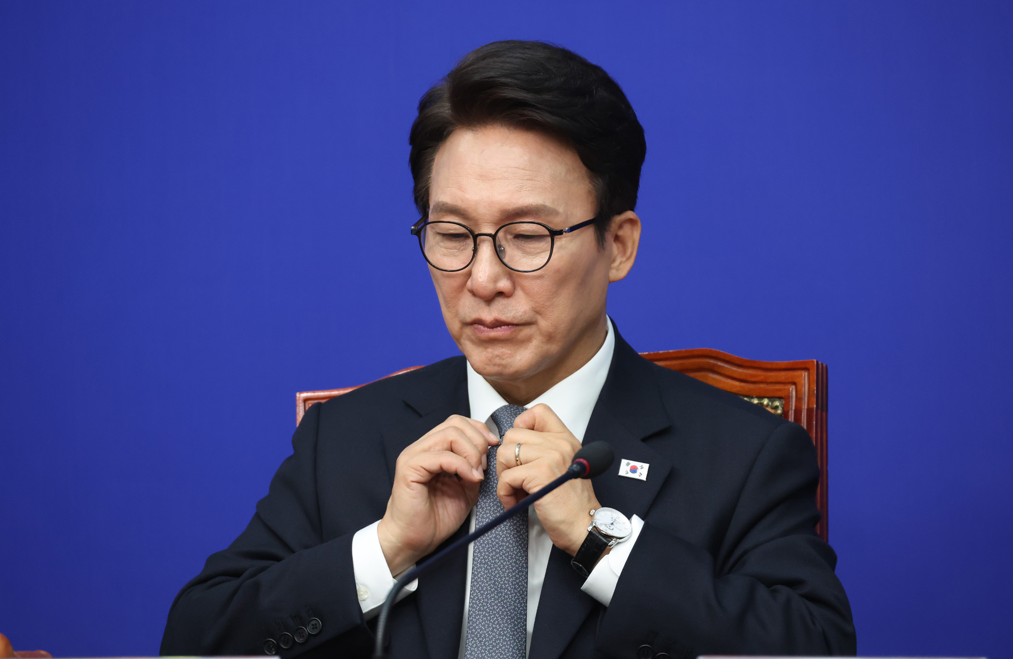 정치;국회;더불어민주당 최고위원회의;김민석