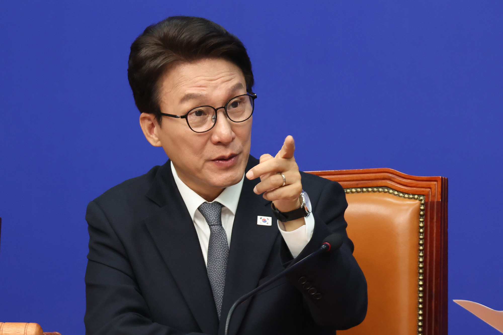 정치;국회;더불어민주당 최고위원회의;김민석