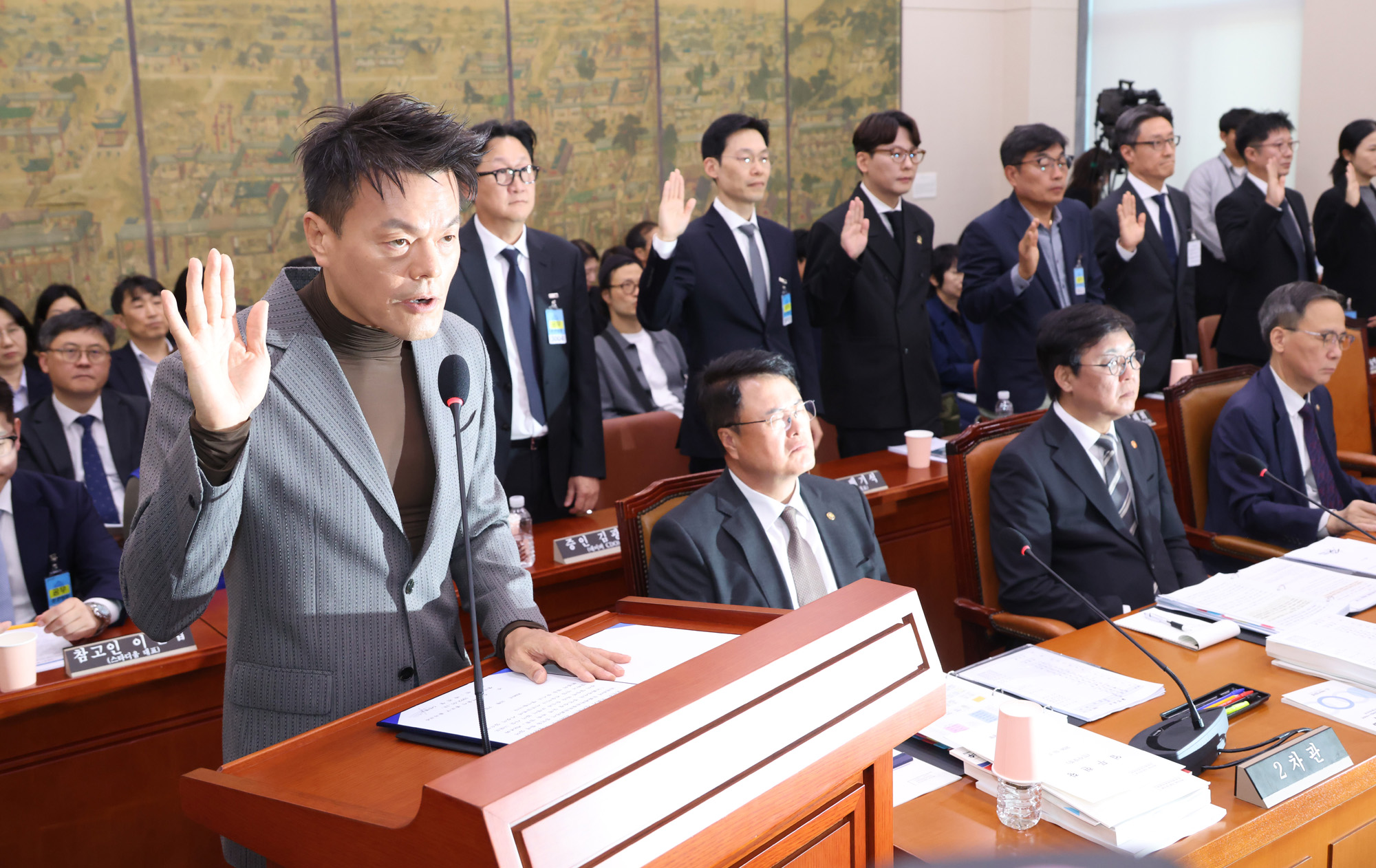 정치;국회;국정감사;문화체육관광위원회 문화체육관광부;대중문화교류위원회;박진영