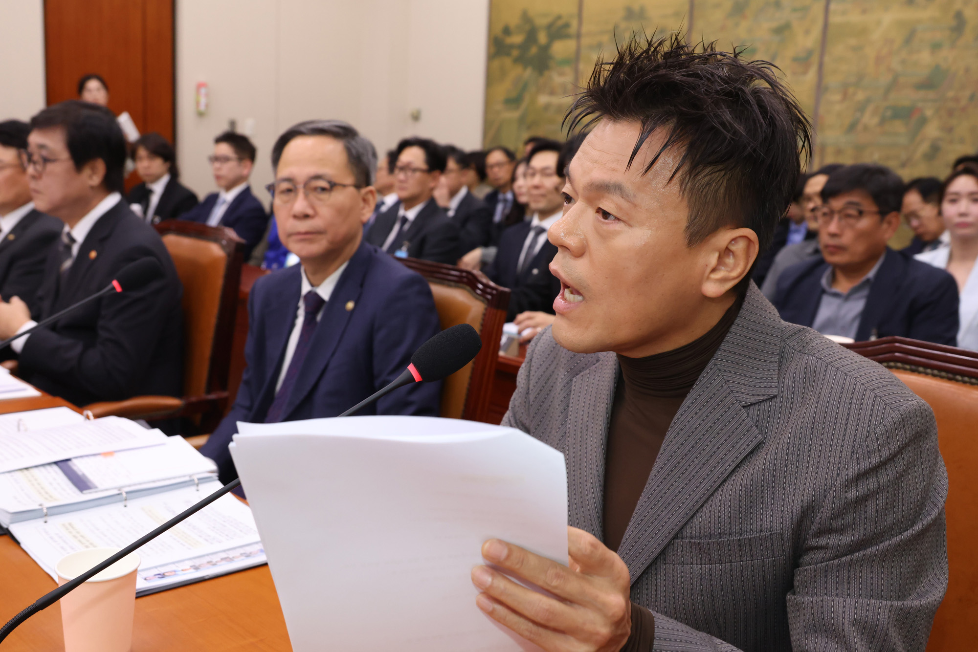 정치;국회;국정감사;문화체육관광위원회 문화체육관광부;대중문화교류위원회;박진영
