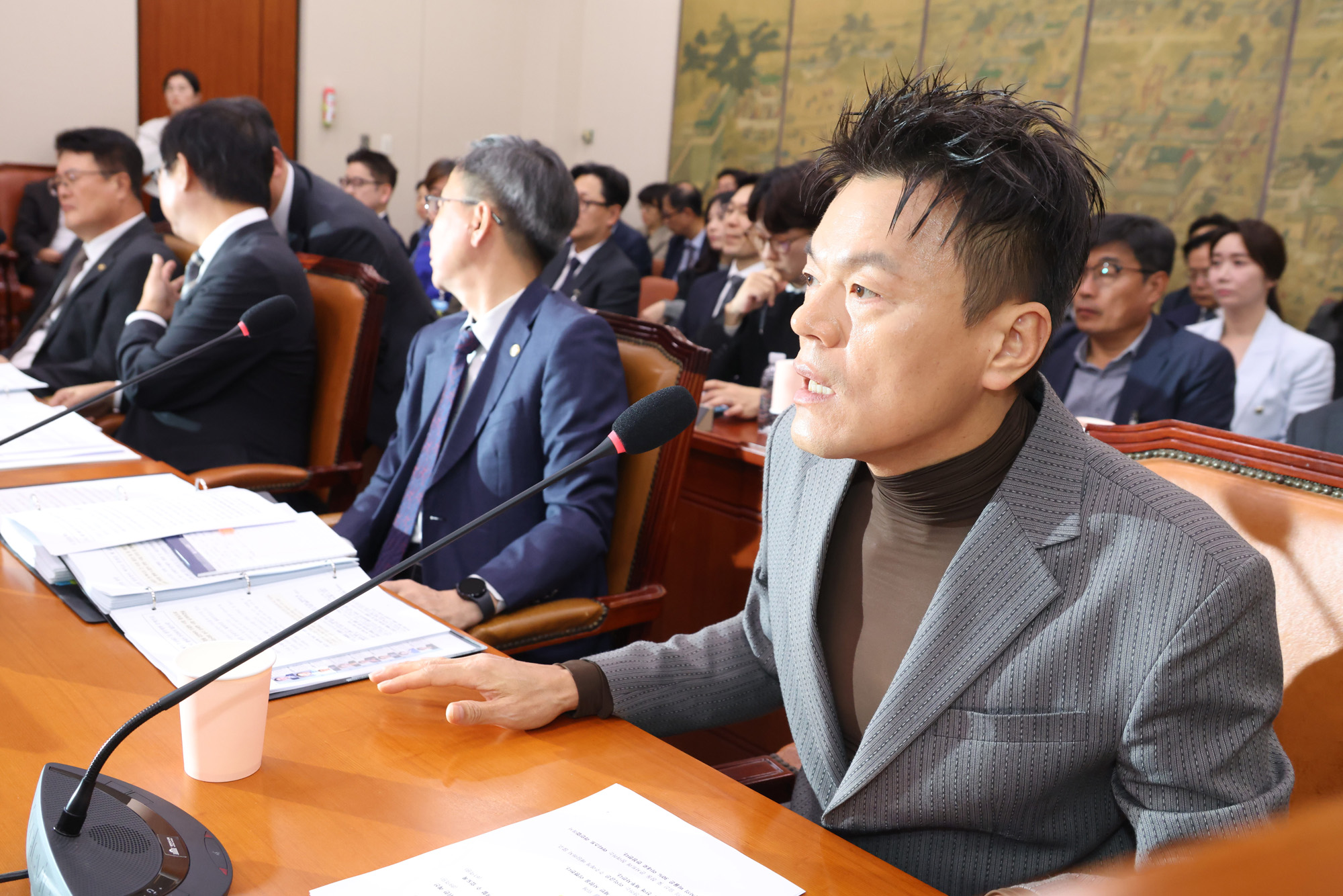 정치;국회;국정감사;문화체육관광위원회 문화체육관광부;대중문화교류위원회;박진영