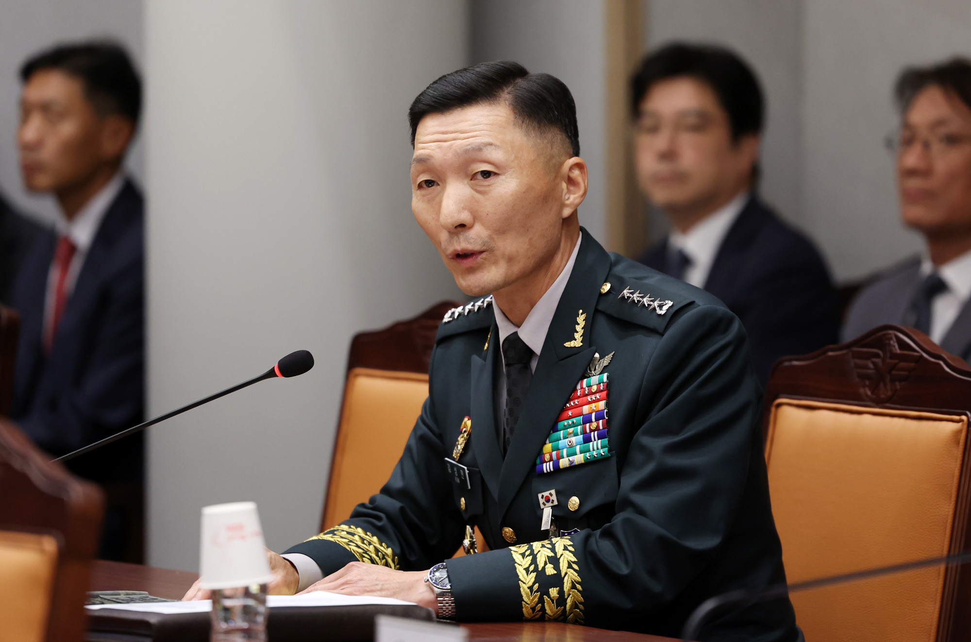 정치;국정감사;국방위원회의 국방부;국정감사;강신철 장관