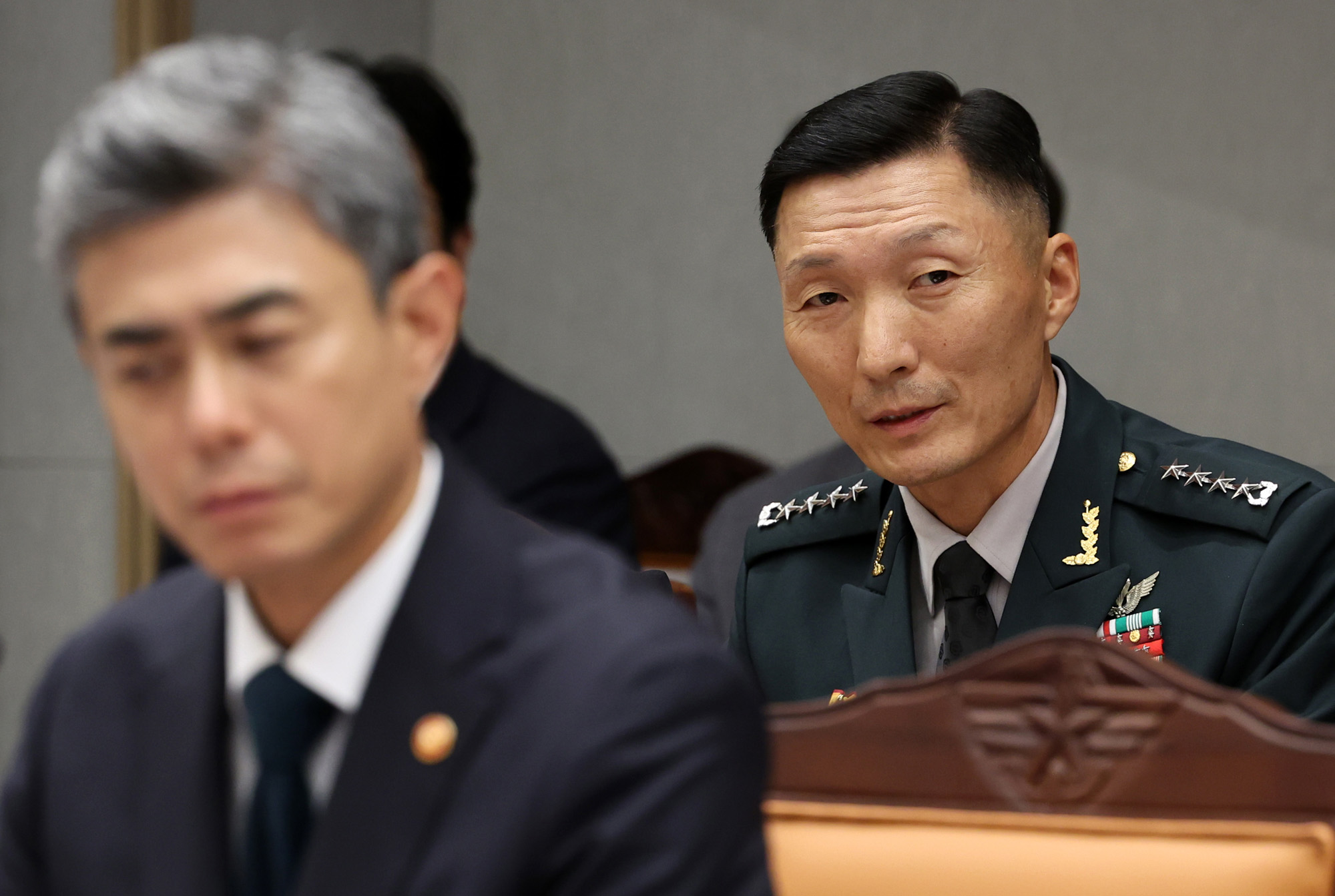 정치;국정감사;국방위원회의 국방부;국정감사;강신철 장관