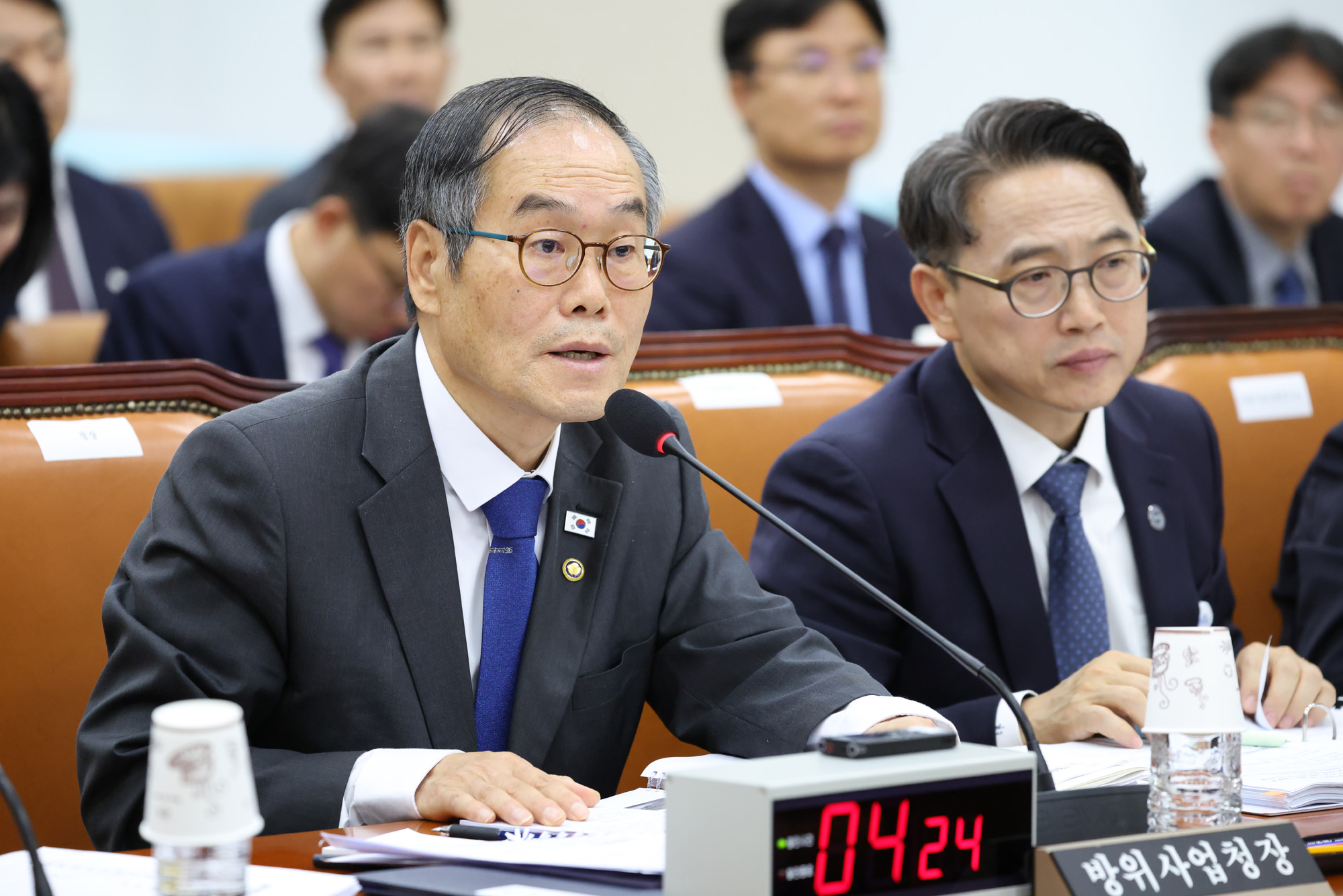 정치;국회;국정감사;방위사업청;이용철 방위사업청장