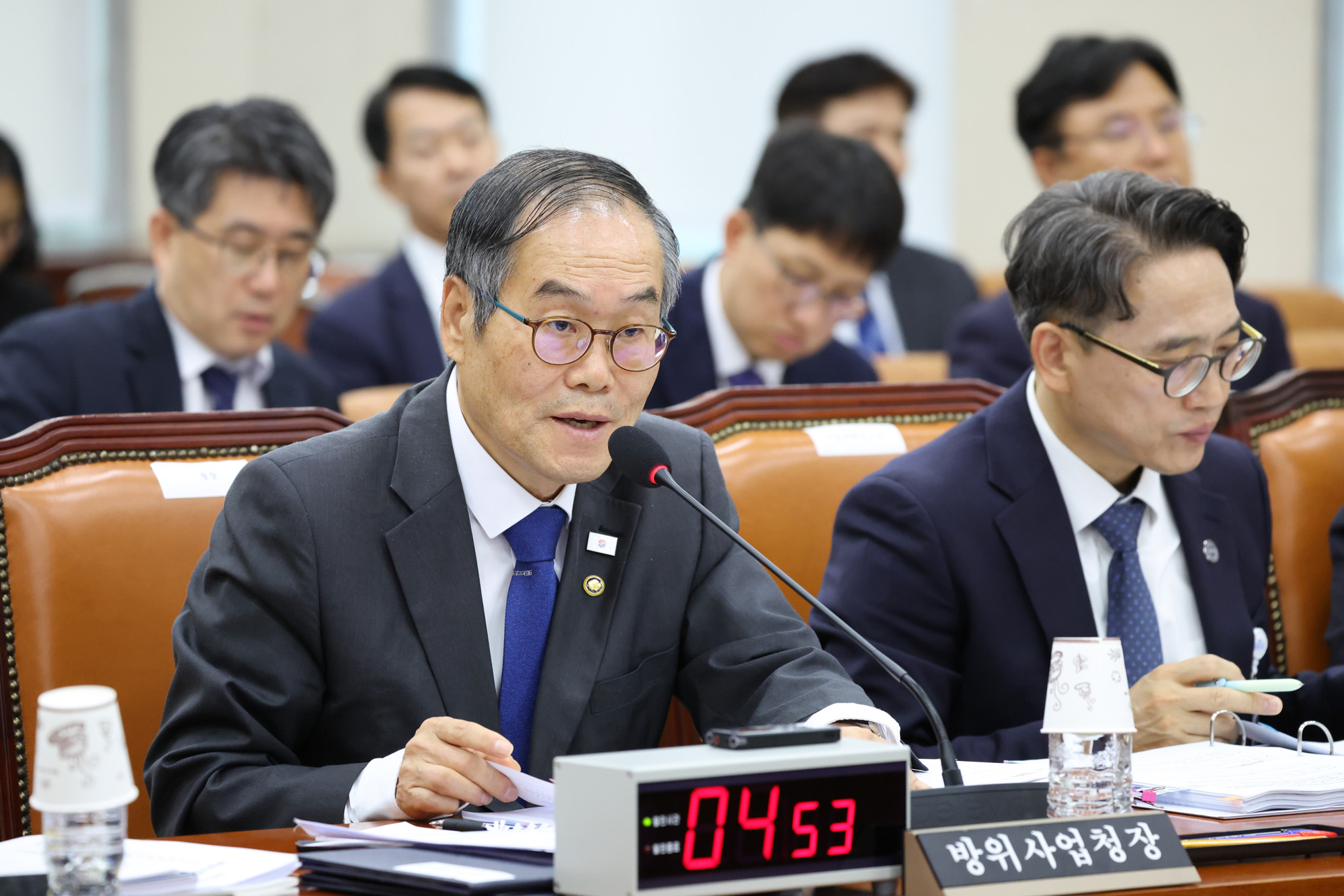 정치;국회;국정감사;방위사업청;이용철 방위사업청장