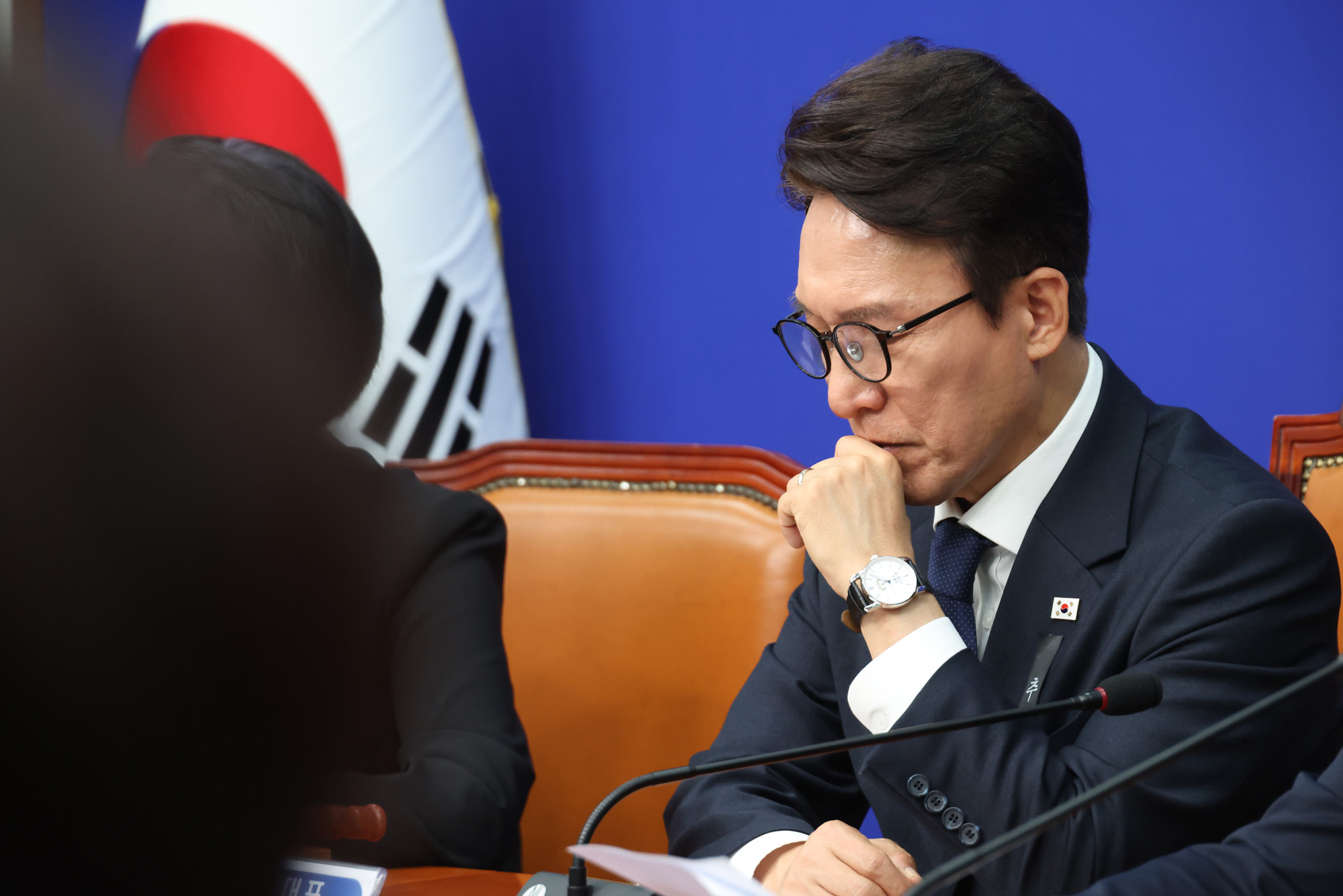 정치;국회;더불어민주당 최고위원회의;김민석