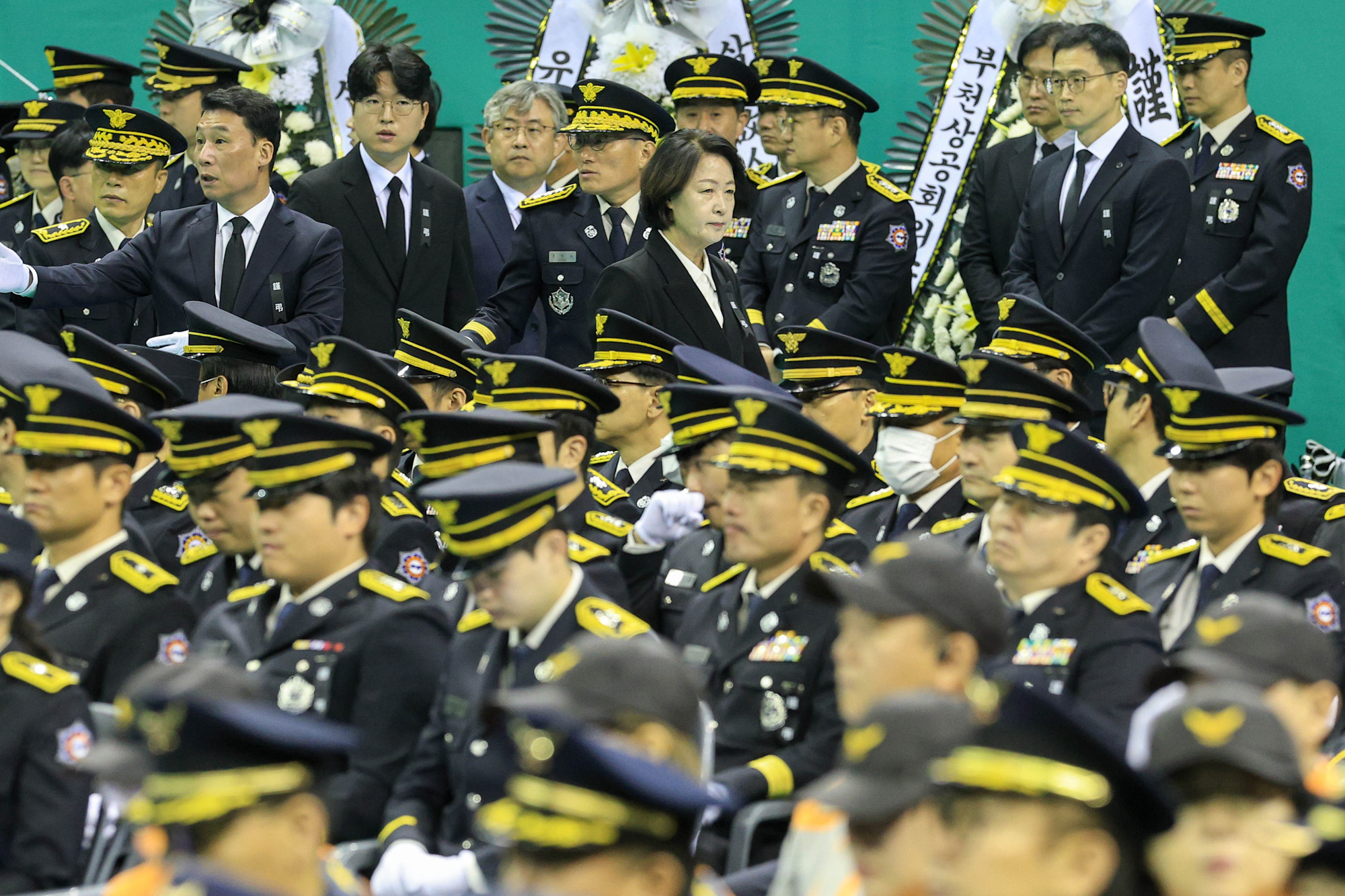 부천실내체육관;김진석;소방위;영결식;추미애;경기도지사