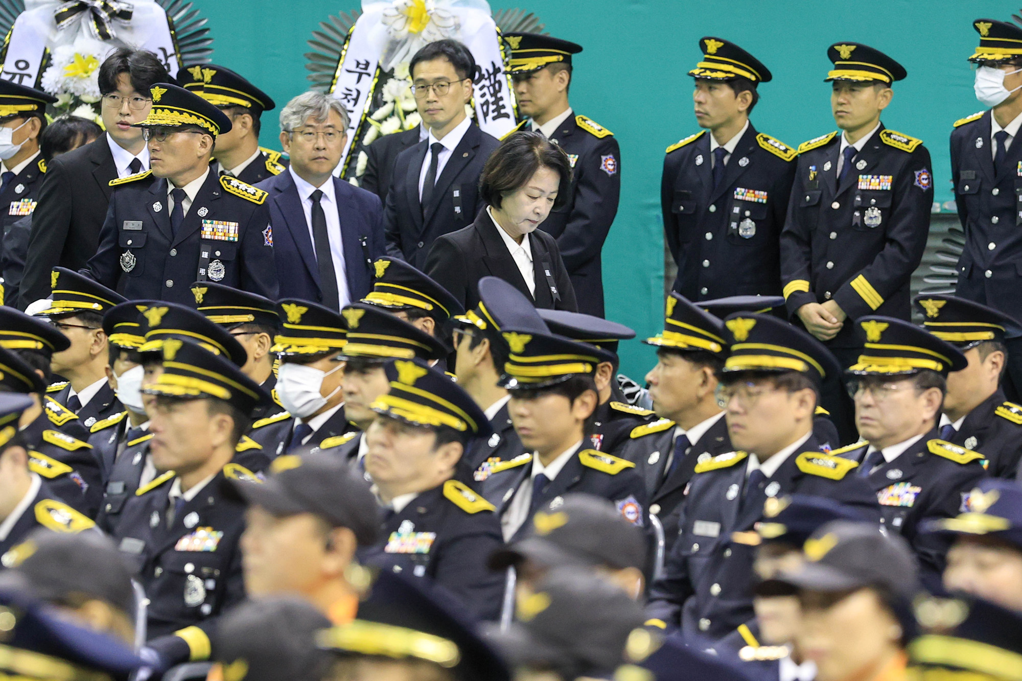 부천실내체육관;김진석;소방위;영결식;추미애;경기도지사