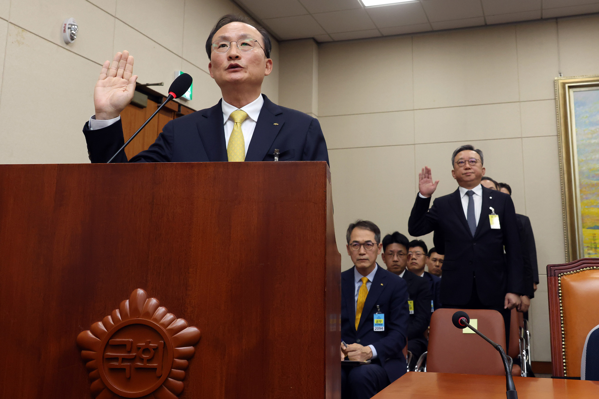 이환주 KB국민은행장;정상혁 신한은행장;이호성 하나은행장;정진완 우리은행장;강태영 NH농협은행장정무위원회;국정감사