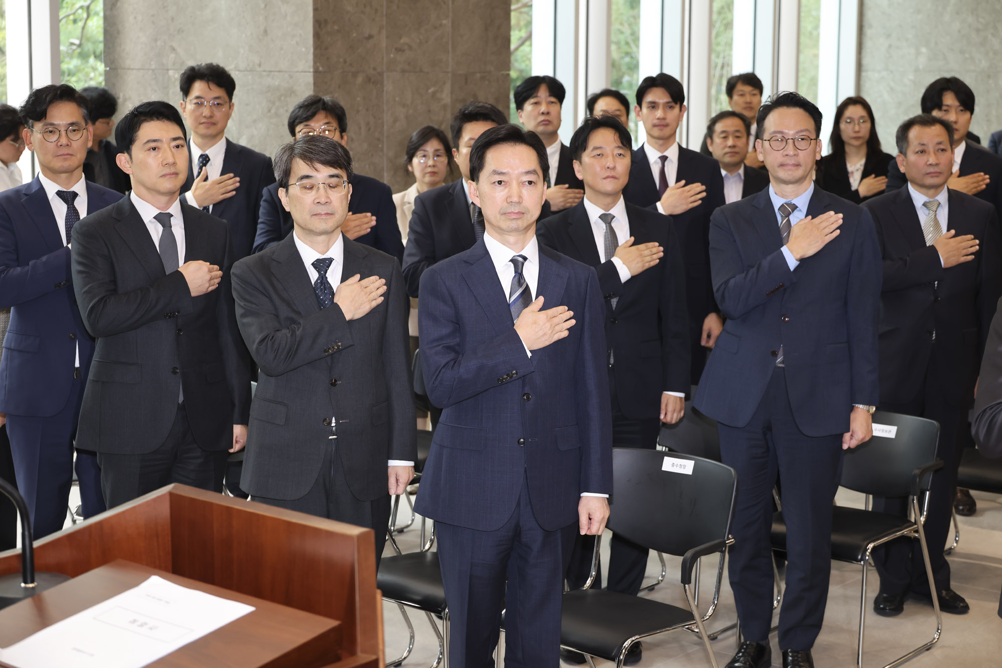 김지용;김지용중수청장;김지용취임식;김지용중수청장취임식