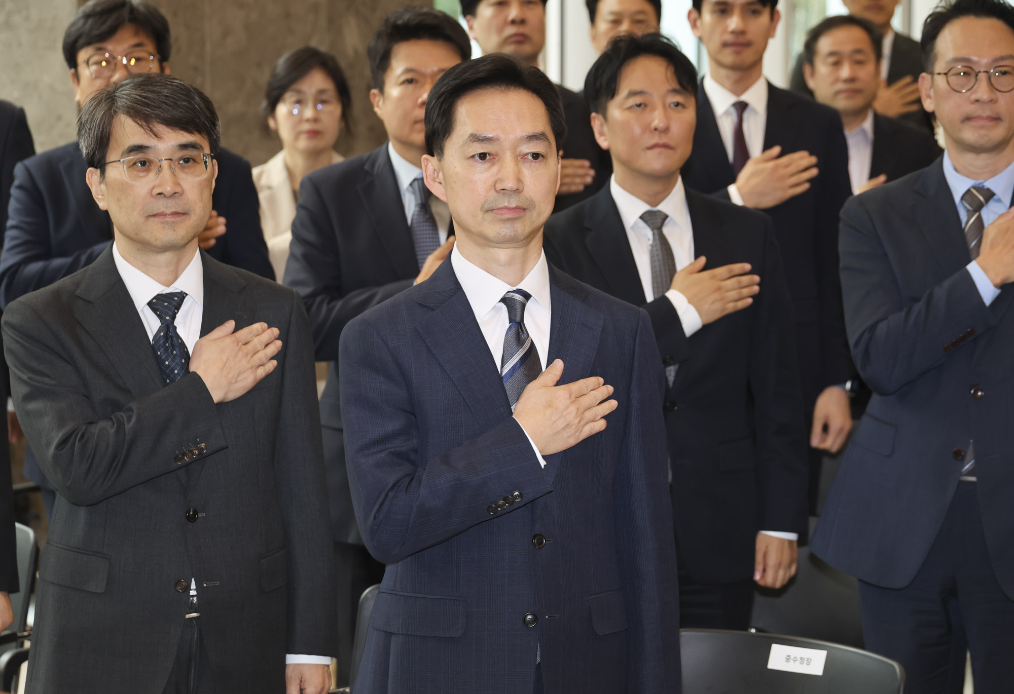 김지용;김지용중수청장;김지용취임식;김지용중수청장취임식