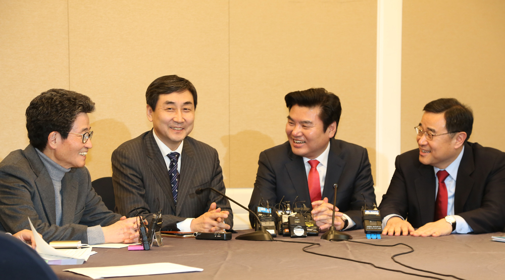 정치/국회/여야원내대표/원유철이종걸/원내대표