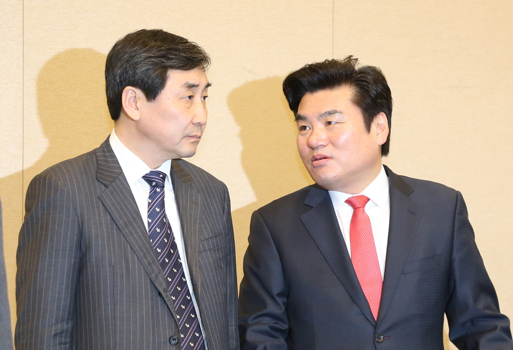 정치/국회/여야원내대표/원유철이종걸/원내대표