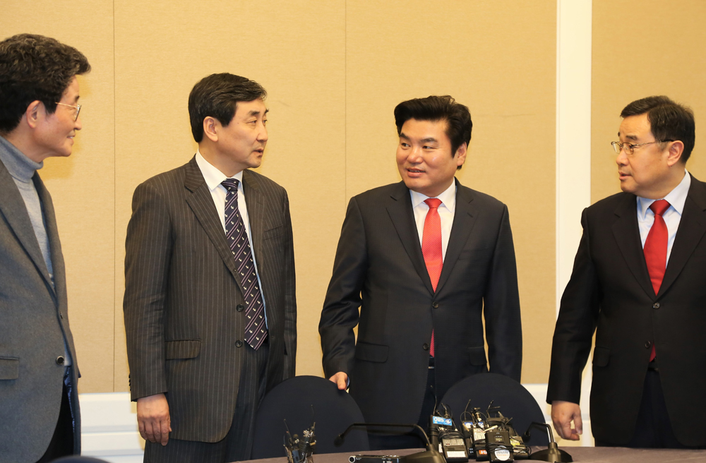 정치/국회/여야원내대표/원유철이종걸/원내대표