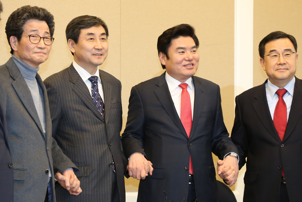 정치/국회/여야원내대표/원유철이종걸/원내대표