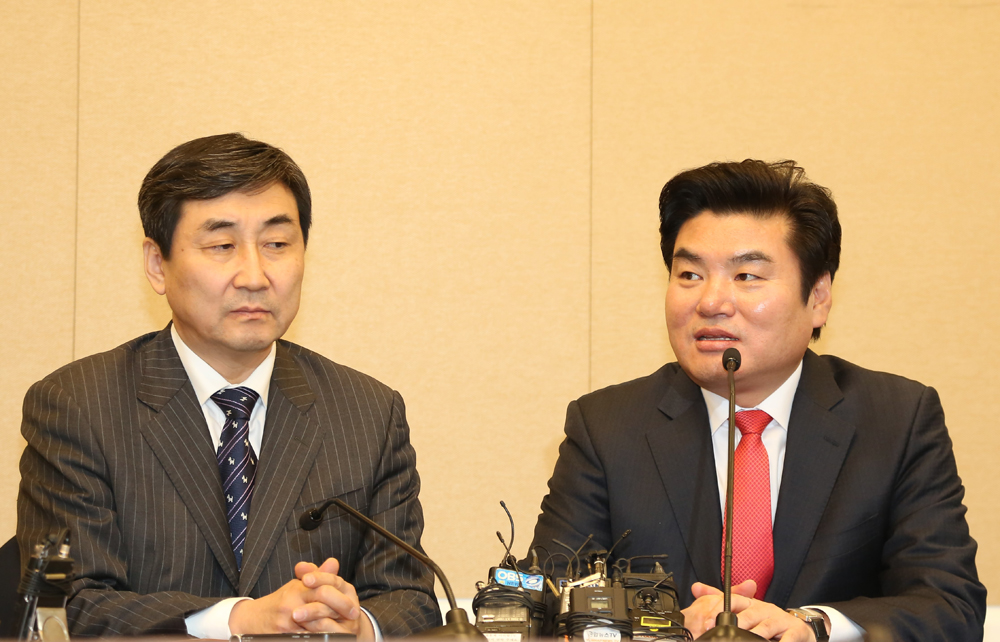 정치/국회/여야원내대표/원유철이종걸/원내대표