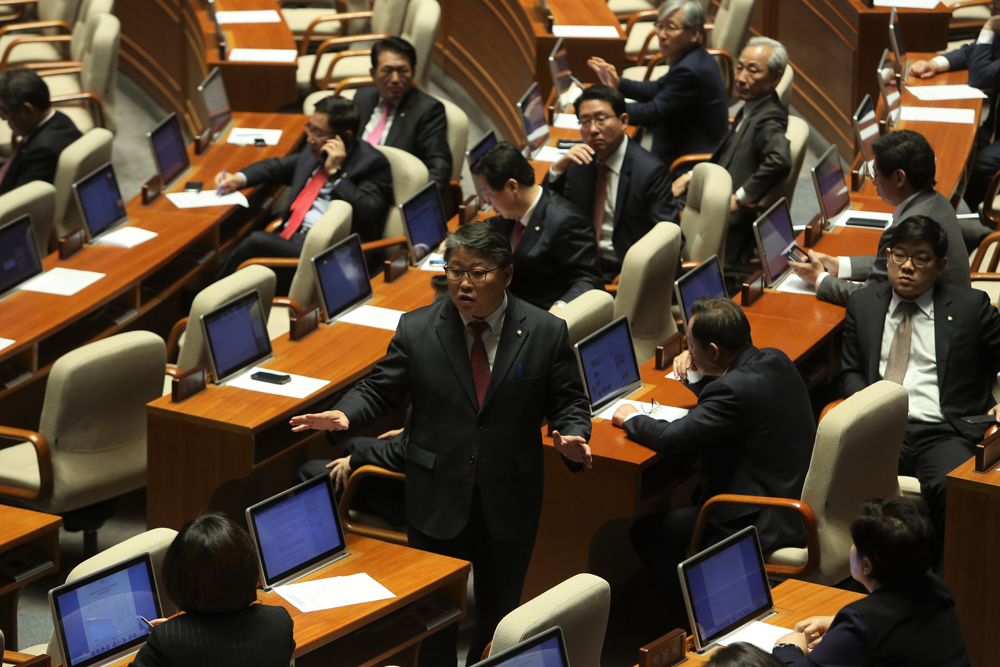 정치/국회/본회의장/의장직권상정/국회본회의