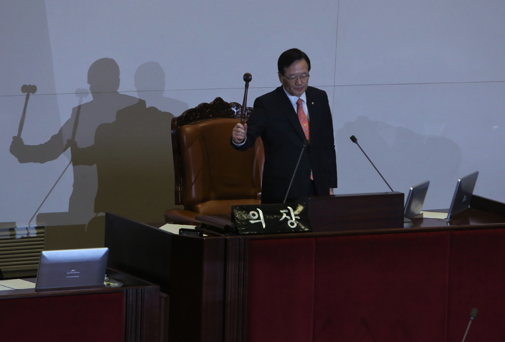 정치/국회/본회의장/의장직권상정/국회본회의