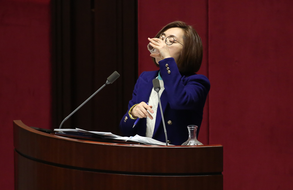 정치/국회/본회의장/필러버스터/은수미/무제한