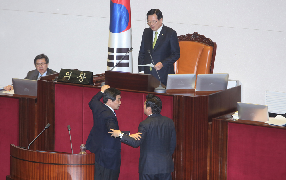 정치/국회/본회의/테러방지법통과/이종걸