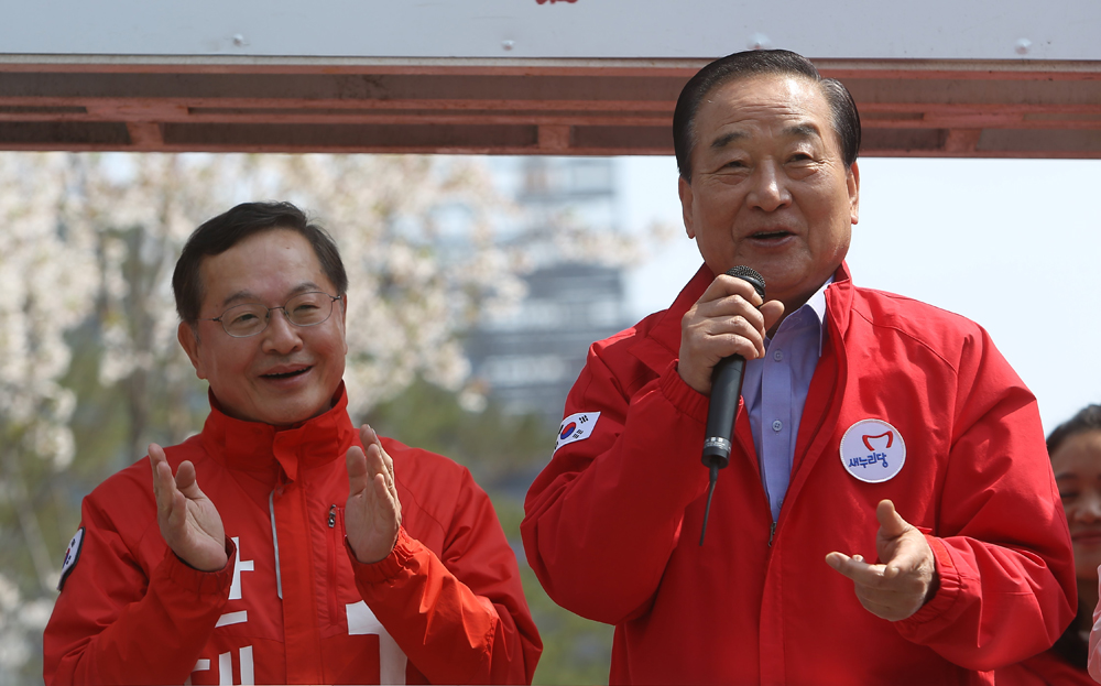 정치/새누리당/김무성/안대희유세/김무성안대희