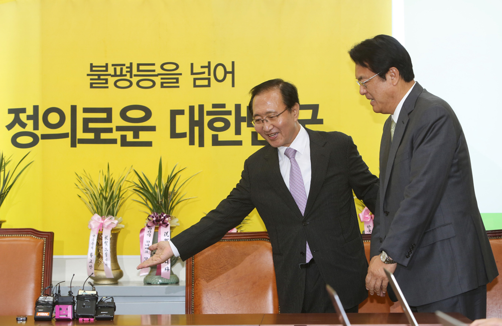 정치/국회/정의당/노회찬/정진석/원내대표