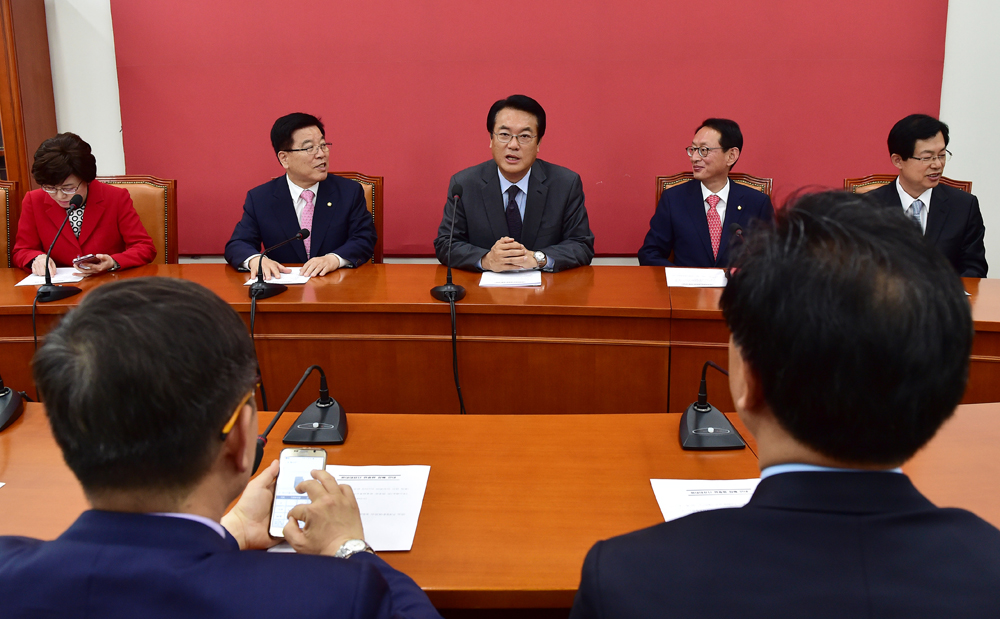 정치/국회/새누리당/신임원내대표단/티타임