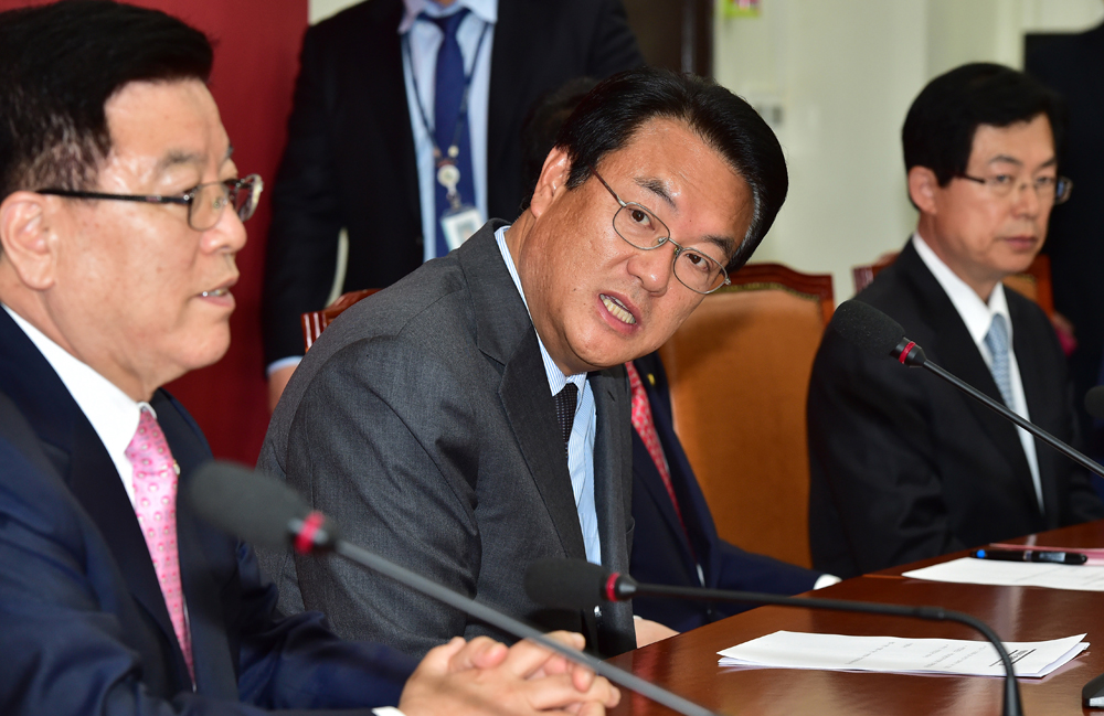 정치/국회/새누리당/신임원내대표단/티타임