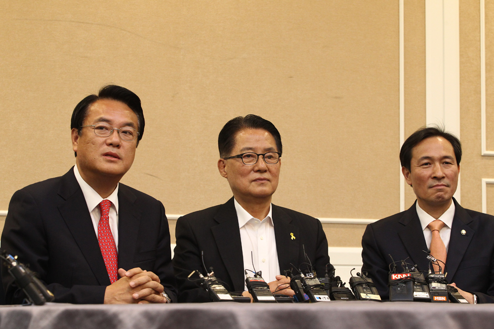 정치/국회/여야3당회동/박지원/우상호/정진석