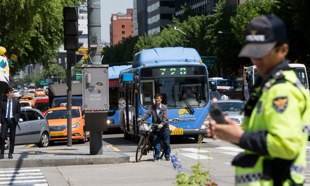 민방위 훈련 / 민방위 / 광화문 네거리 민방위 훈