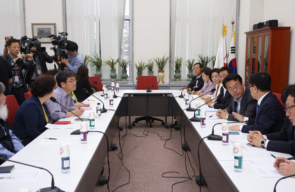 정치/국회/새누리당/정진석/가습기피해자