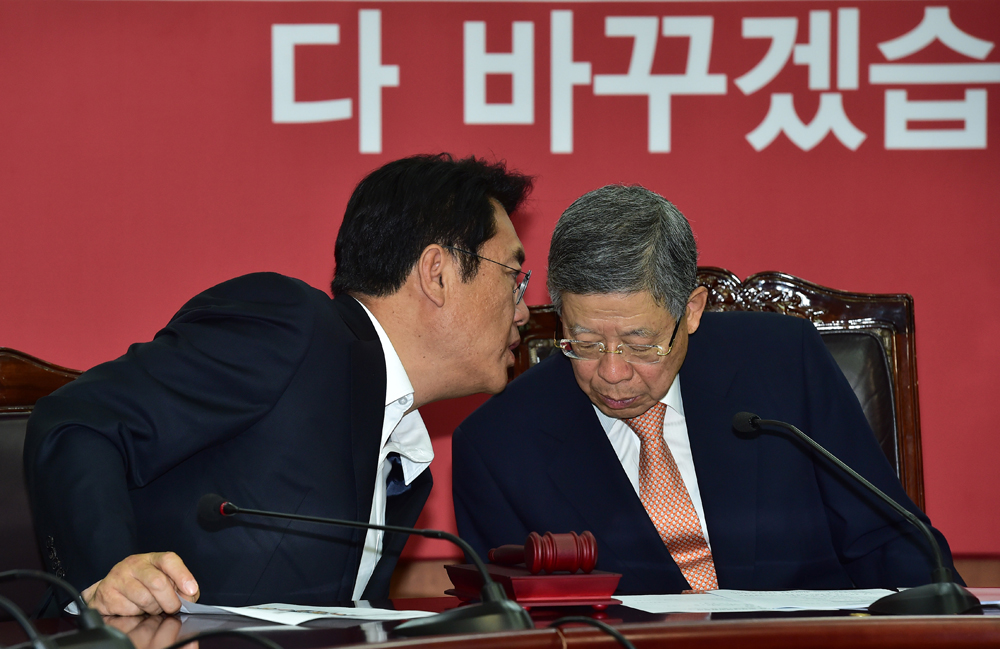 정치/새누리당/비상대책위원회의/김희옥/정진석