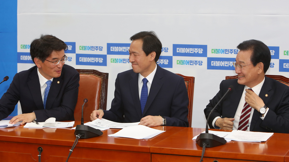 정치/국회/더불어민주당/더민주당/원내대책회의