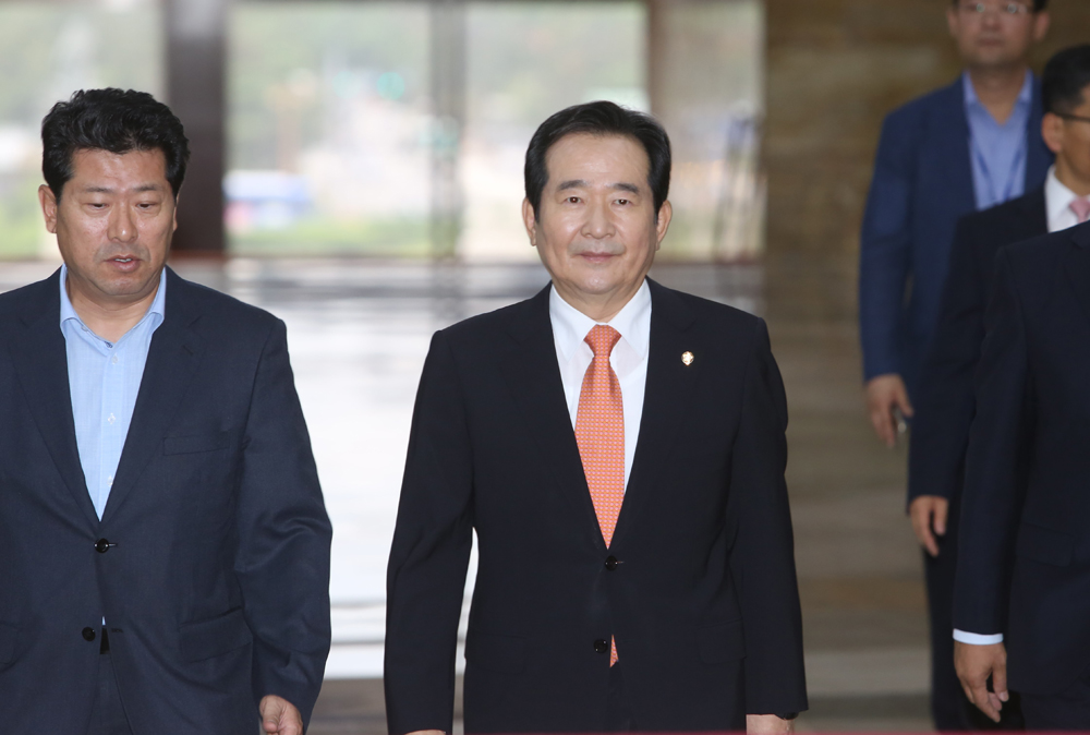 정치/국회/국회의장/정세균/취임기자회견/