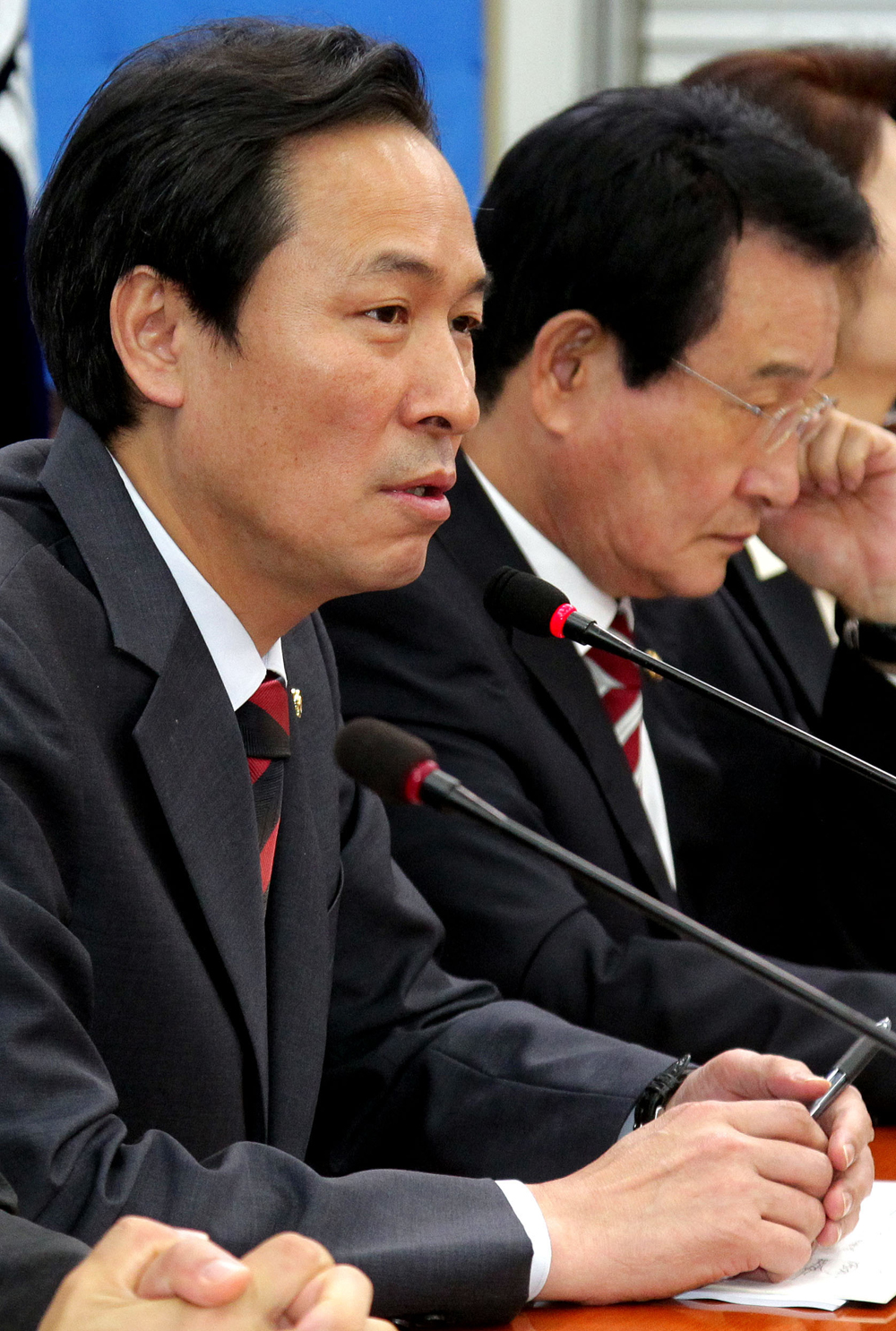 정치/국회/더불어민주당/우상호/원내대책회의