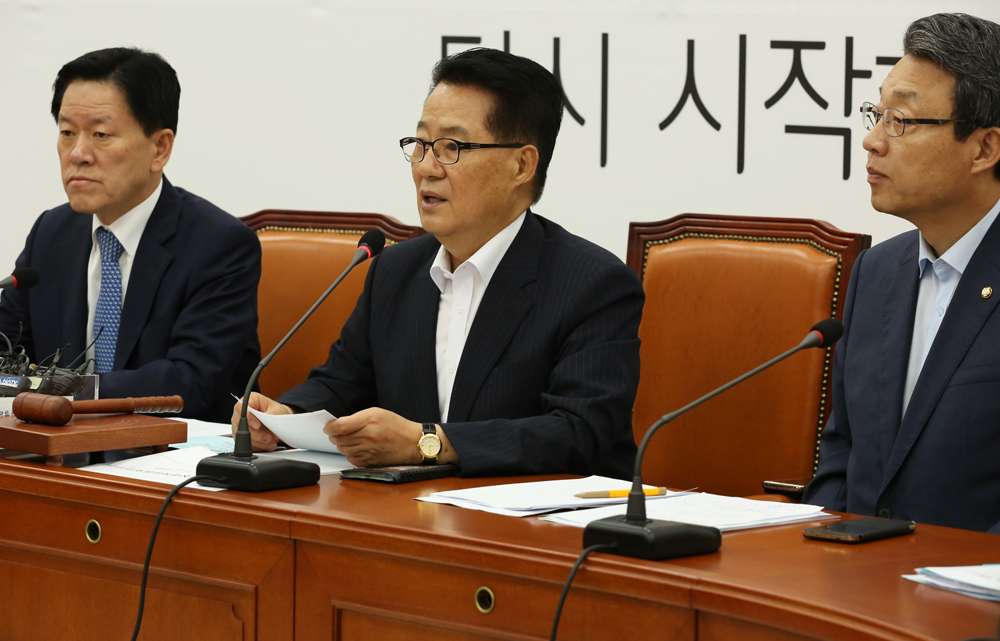 정치/국회/국민의당/비상대책위원회의/박지원