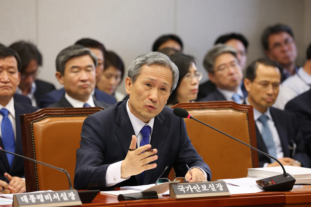 정치/국회/운영위원회/이원종/김관진