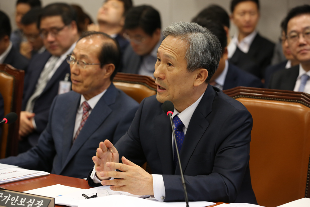 정치/국회/운영위원회/이원종/김관진