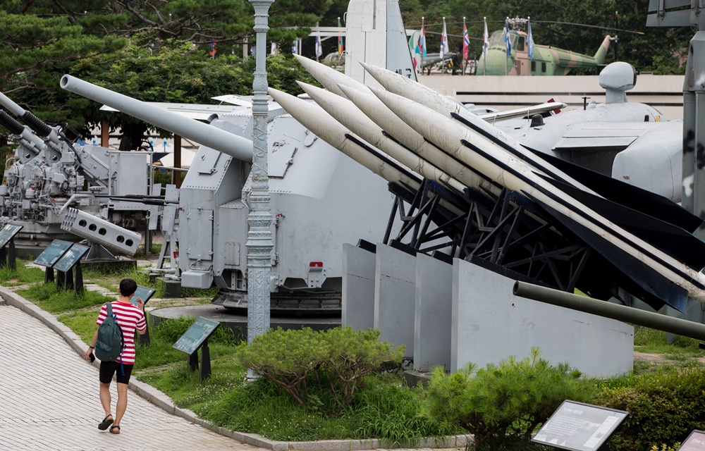 미사일/전쟁기념관/사드/미사일 모형